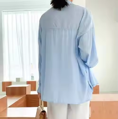 Long Sleeve Top Women S Blouse for Girls Shirt Clothing Casual Quantity (2)